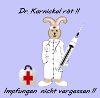 Kaninchen impfen nicht vergessen!