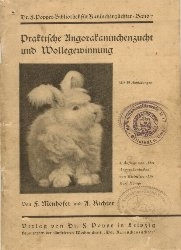 Cover - Praktische Anograkaninchenzucht und Wollgewinnung 1940
